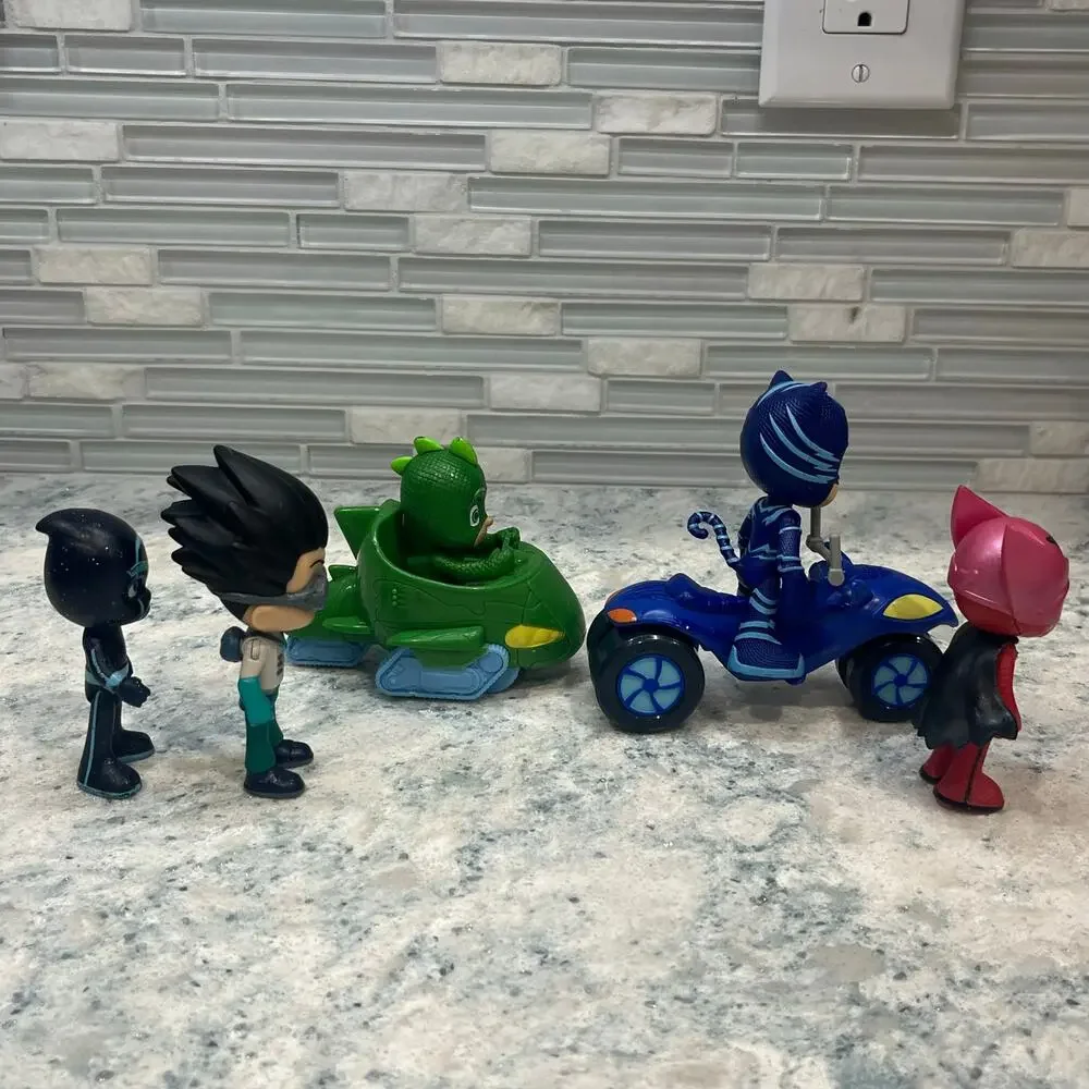 PJ Masks Action Figures & Vehicles Toys Gekko Catboy Owlette Romeo Night Ninja